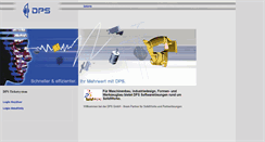 Desktop Screenshot of dps-extranet.de